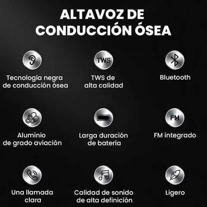 Audex Altavoz de conducción ósea portátil